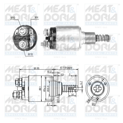 Solenoid Switch, starter